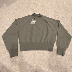 Canada Goose Women M Cowl Neck Sweater Holton Mockneck NWT Green